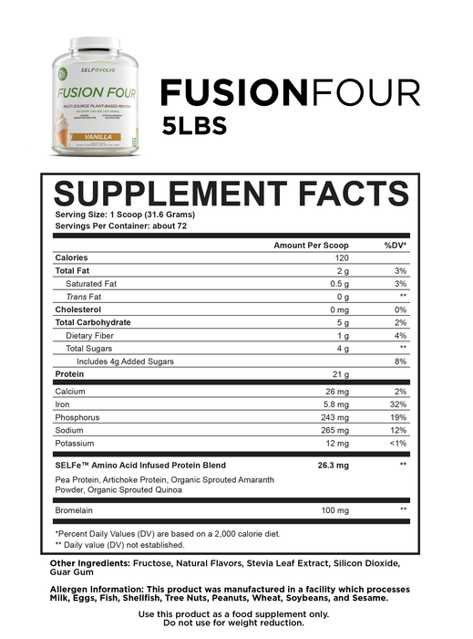 Fusion Four (Formerly NitroFusion) Multi Source Plant Protein