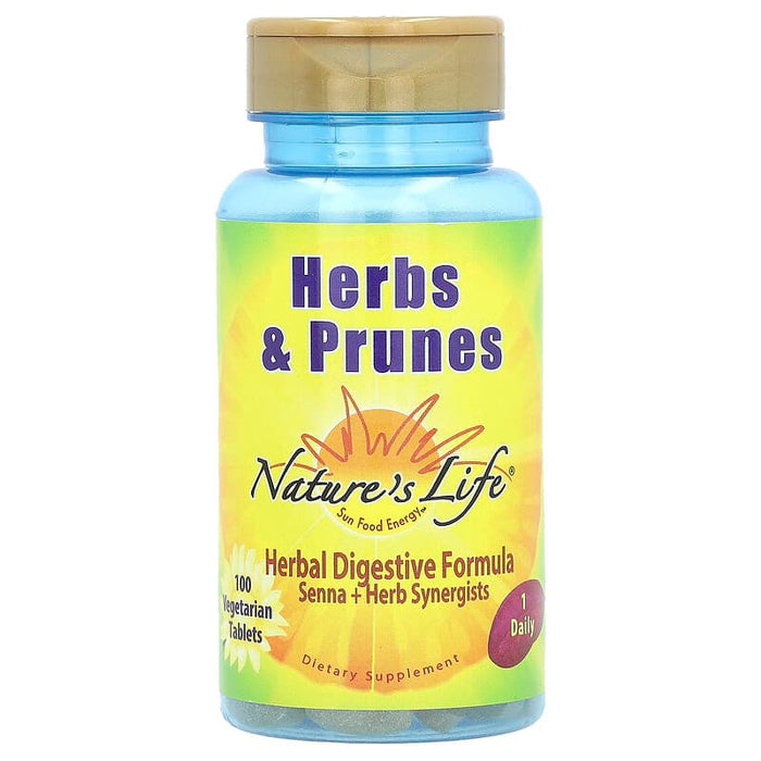 Herbs & Prunes Formula - Vegetarian Nature's Life 100 Tabs