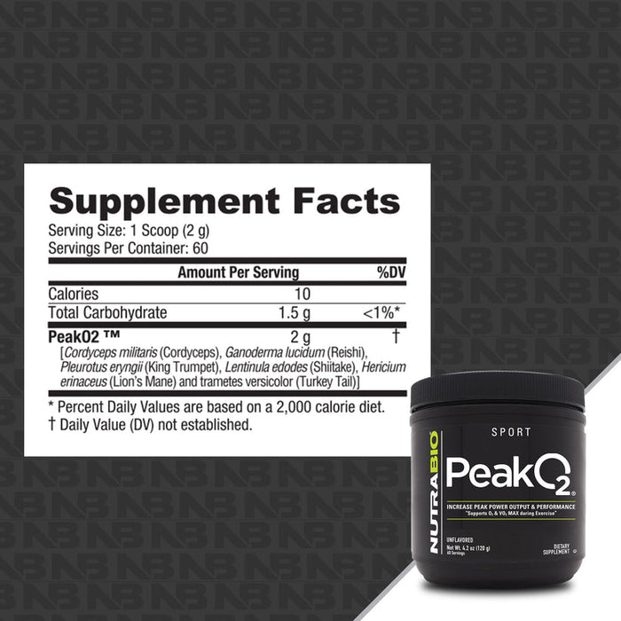 PeakO2 60 serving- 120G Powder