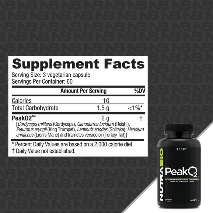 PeakO2 60 serving-  180 Capsules