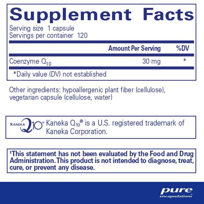 CoQ10 - 30 Mg by Pure Encapsulations CQ31