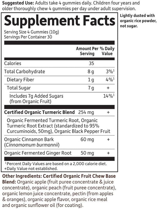 mykind Organics Turmeric Inflammatory Response Gummy