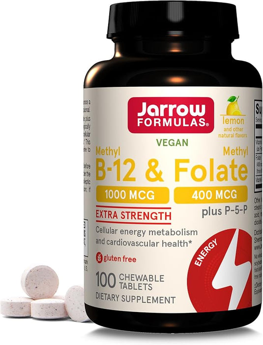 Methyl B-12 & Methyl Folate 100 Chewable Tablets