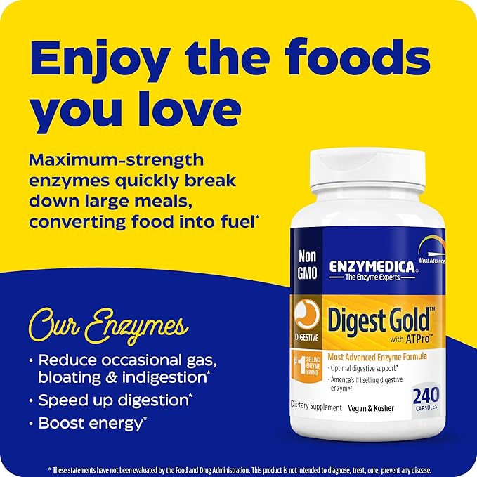 Digest Gold with ATPro - 240 Capsules