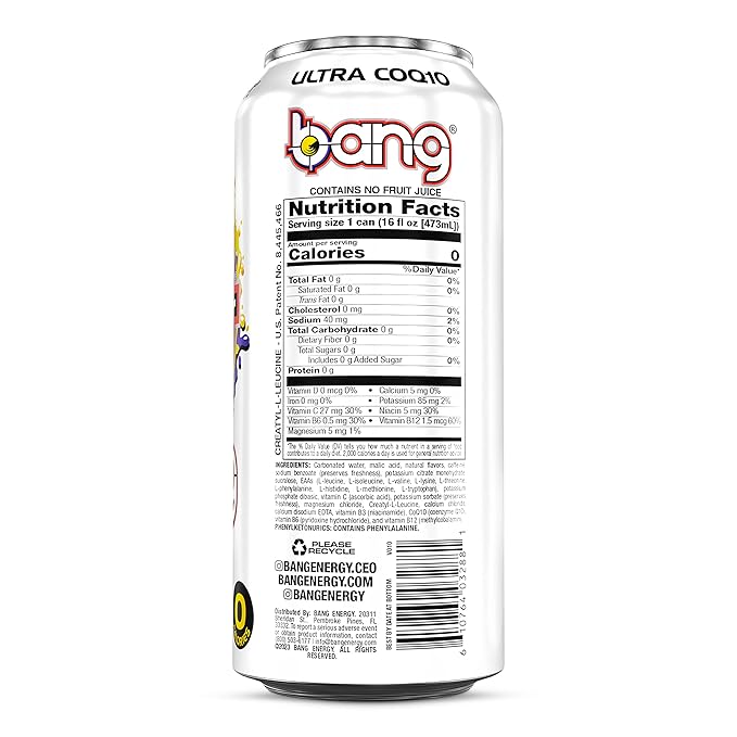 Bang Energy Drink 16oz (Case of 12 Only)