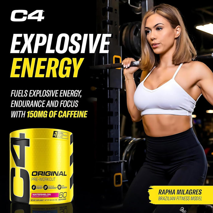 Cellucor C4 Original Pre Workout Powder Energy Drink For Men & Women 60SRV