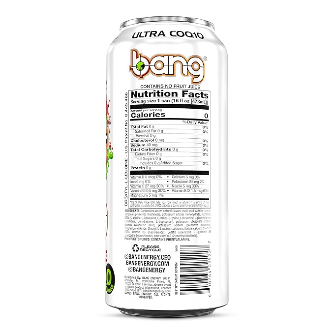 Bang Energy Drink 16oz (Case of 12 Only)