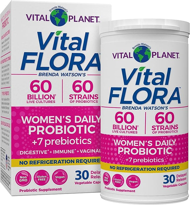 Vital Flora Women’s Daily Probiotic (shelf stable version) 30 caps