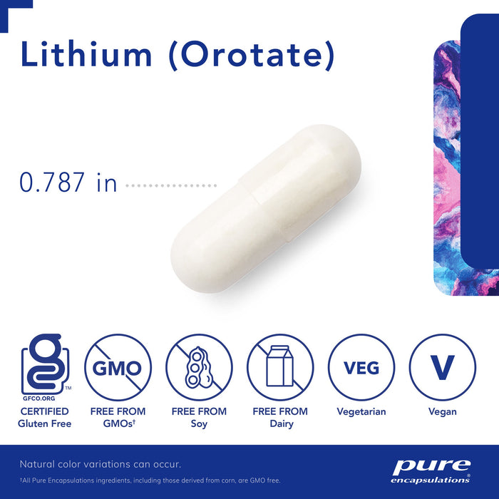 Lithium (orotate) 5 mg 90CT LI9