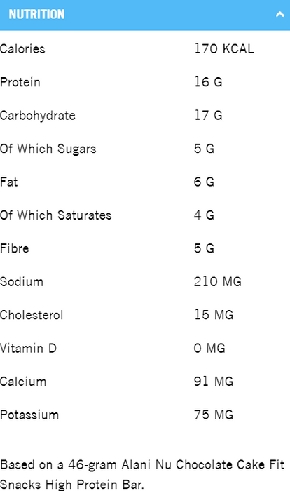 Alani Nu Fit Snack Bar