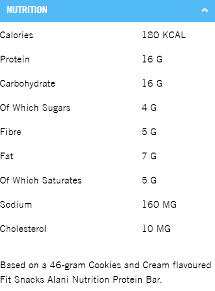 Alani Nu Fit Snack Bar