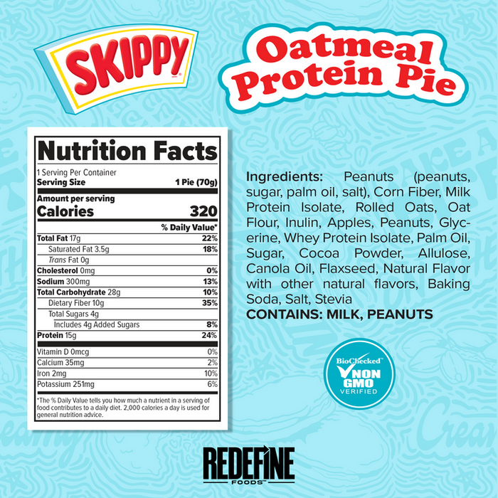 Skippy Oatmeal Pie (Boxes of 8 Required)