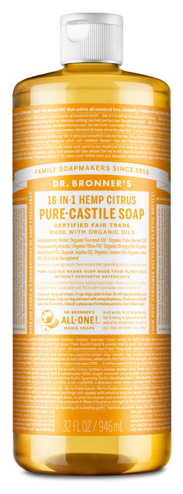 Dr. Bronner Pure Castile Liquid Soap