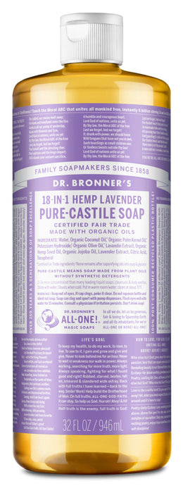 Dr. Bronner Pure Castile Liquid Soap