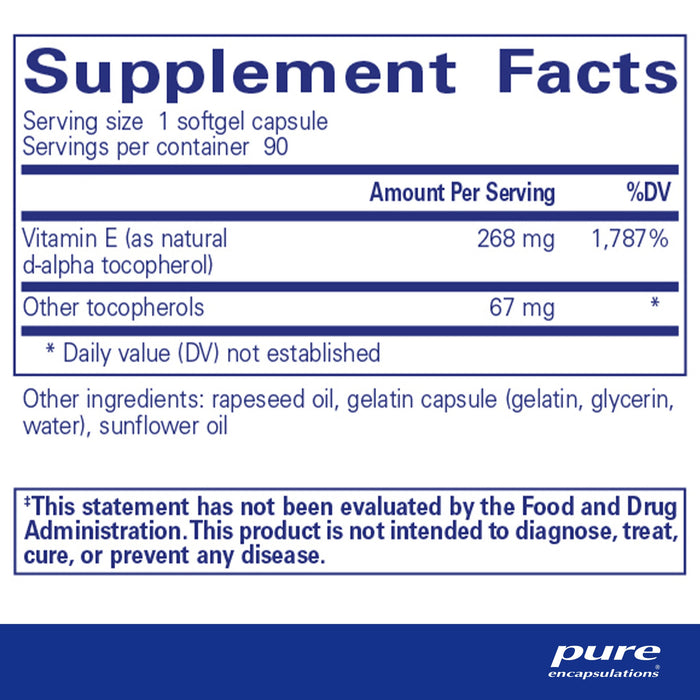 DE9 - Vitamin E 90cap