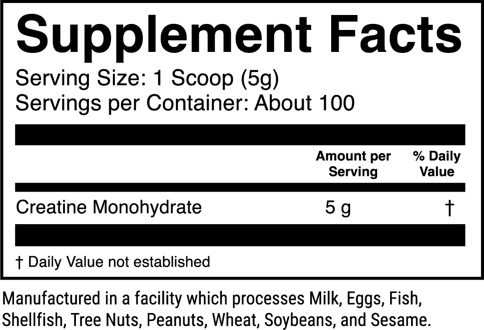 1stPhorm Micronized Creatine Monohydrate 500g