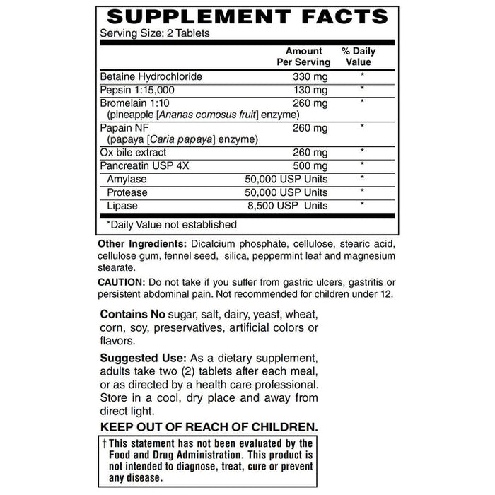 SUPERZYMES 180TABS