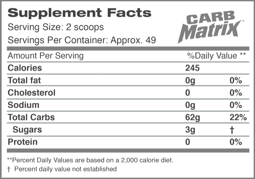 CARB MATRIX 7LBS