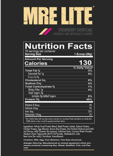 MRE Lite - Animal Based Protein