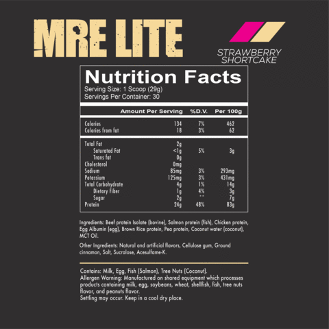 MRE Lite - Animal Based Protein