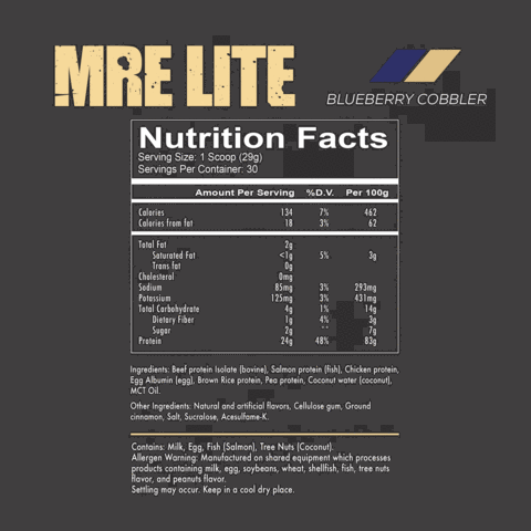 MRE Lite - Animal Based Protein