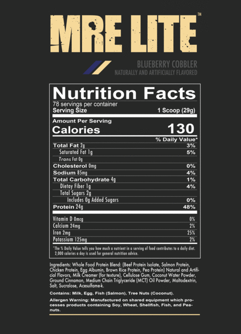 MRE Lite - Animal Based Protein