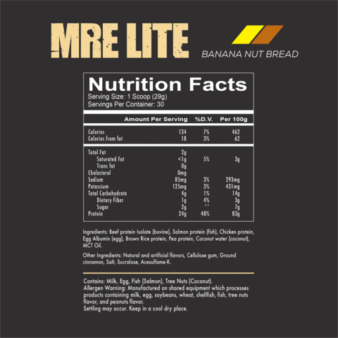 MRE Lite - Animal Based Protein