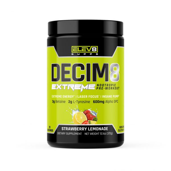 Decim8 Extreme Fully Dosed Transparent Preworkout *Free Shipping*