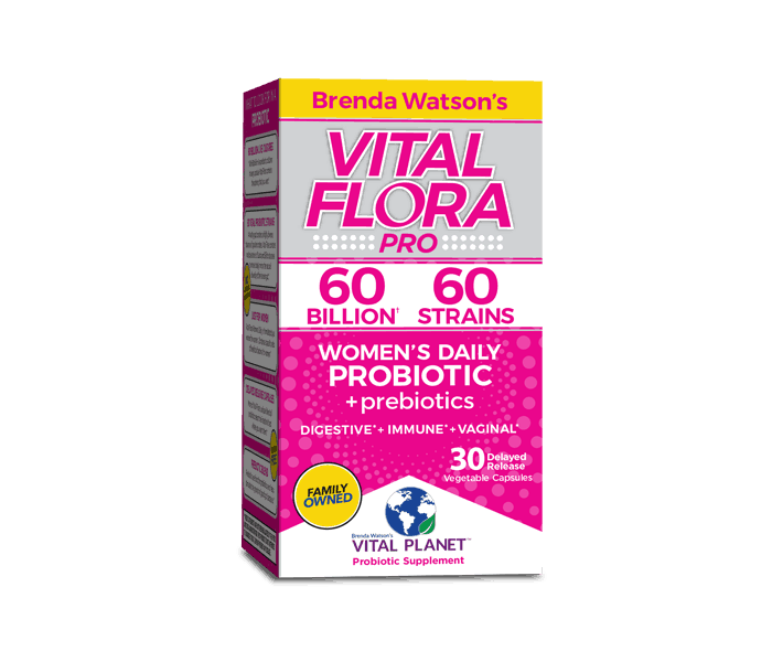 Vital Flora Women’s Daily Probiotic (shelf stable version)